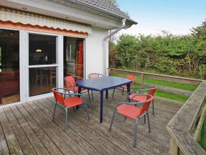 Αίθριο ή υπαίθριος χώρος στο Ferienhaus in Mirow mit Terrasse