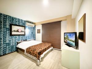 TV o dispositivi per l'intrattenimento presso Hotel BaliBali Matsudo