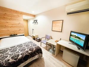 TV o dispositivi per l'intrattenimento presso Hotel BaliBali Matsudo