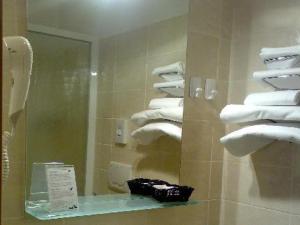 Kúpeľňa v ubytovaní Hotel Astor