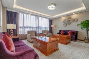 Χώρος καθιστικού στο GuangZhou TongYu International Hotel