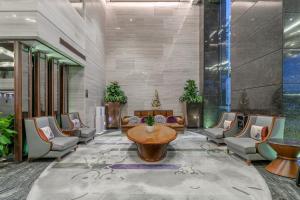 Χώρος καθιστικού στο GuangZhou TongYu International Hotel