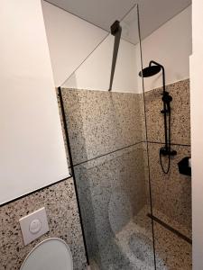 Et badeværelse på Studioul Epava