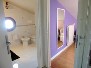 Koupelna v ubytování B&B Melanella