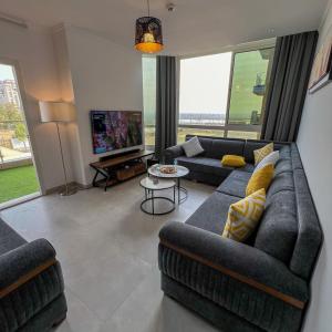 Posezení v ubytování Sea View Villa فيلا إطلالة بحرية