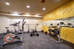 Fitness centrum a/nebo fitness zařízení v ubytování Sunrise Apartment Pamporovo