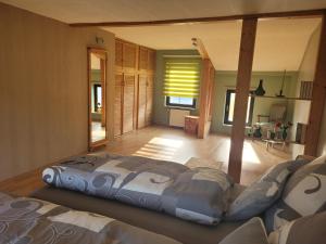 Ένα ή περισσότερα κρεβάτια σε δωμάτιο στο Ferienhaus GiKa