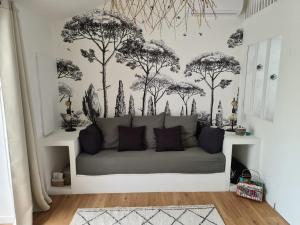 Posezení v ubytování Frontignan petit maison coquette 50 m2 à 100 m de la plage