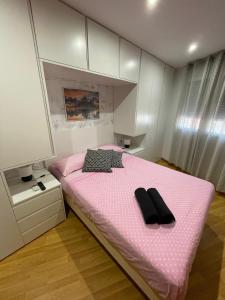 Postel nebo postele na pokoji v ubytování Apartamento San cayetano
