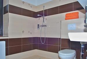 Koupelna v ubytování Hotel Pod Radnicí + 37 fotografií