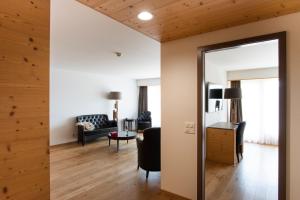 Hôtel Cailler & Bains de la Gruyère的休息区