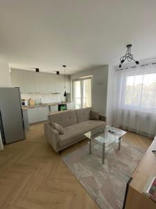 Kuchyň nebo kuchyňský kout v ubytování Apartament Czartoryskich House z miejscem postojowym w garażu podziemnym