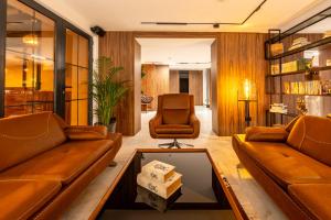 O zonă de relaxare la Ruby Hotel Prishtina
