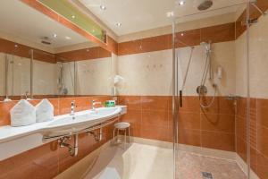 Koupelna v ubytování Posthotel Radstadt