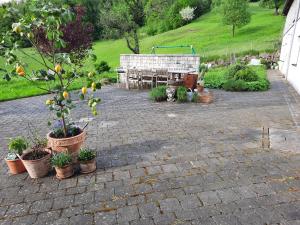 Сад в Loftartige Wohnung in Scheibbs mit Schwimmteich