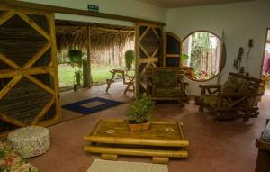 Zahrada ubytování Hostal Corazón de Tagua