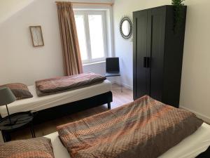 Postel nebo postele na pokoji v ubytování Haus Brunner