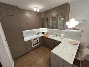 Кухня или мини-кухня в Apartament Paryska
