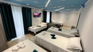 Ліжко або ліжка в номері Hotel Davids
