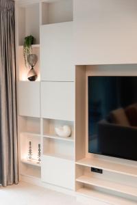 TV a/nebo společenská místnost v ubytování Henry's Appt with a private Suite 415 - Shared kitchen