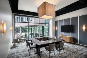 A television and/or entertainment centre at Moxy Boulder