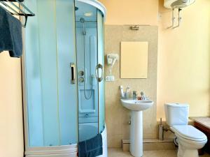 Koupelna v ubytování Retro Palace