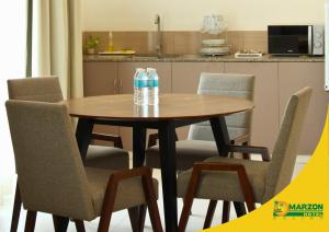 Kuchyň nebo kuchyňský kout v ubytování MARZON HOTEL KALIBO