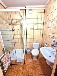 Kúpeľňa v ubytovaní Kacperek w centrum Willowa 4A