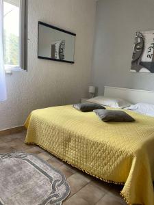 Postel nebo postele na pokoji v ubytování Apartman More + 33 fotografií