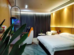 Voodi või voodid majutusasutuse 王子电竞酒店 toas