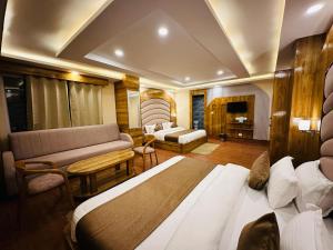Posezení v ubytování Hotel Vishranti