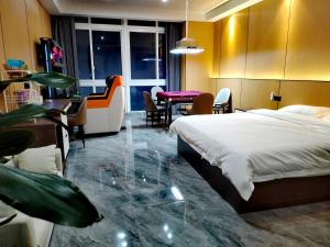Voodi või voodid majutusasutuse 王子电竞酒店 toas