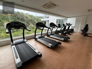Fitness centrum a/nebo fitness zařízení v ubytování Cosy Residence