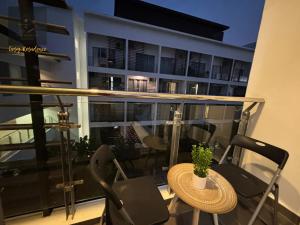 Balkón nebo terasa v ubytování Cosy Residence