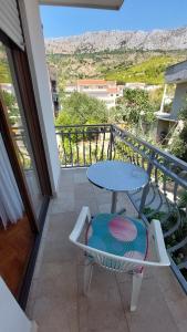 Balkoni atau teres di Apartments and Rooms Mamić