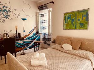 Posezení v ubytování Echoes room 20 minuti dal centro di Firenze