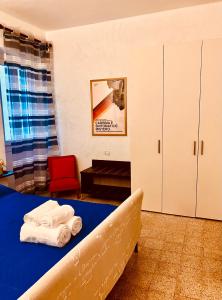 Postel nebo postele na pokoji v ubytování Echoes room 20 minuti dal centro di Firenze