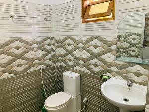 Koupelna v ubytování Annai Resort