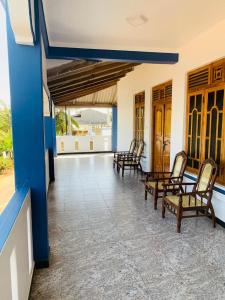 Balkón nebo terasa v ubytování Annai Resort