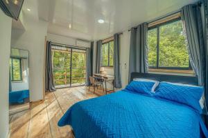 Postel nebo postele na pokoji v ubytování Villa Eco Alpina