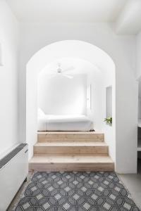 Posteľ alebo postele v izbe v ubytovaní Villa Perivoli in Lemon Orchard