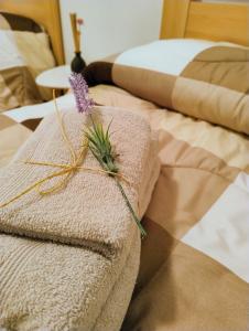 Postel nebo postele na pokoji v ubytování Casa vacanze LAGHI E MONTI