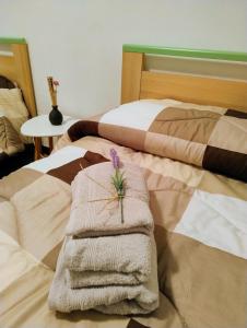 Postel nebo postele na pokoji v ubytování Casa vacanze LAGHI E MONTI