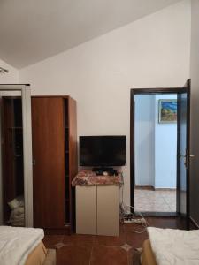 TV a/nebo společenská místnost v ubytování Bozovic Apartments I