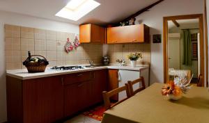 Kuchyň nebo kuchyňský kout v ubytování Apartments Percic + 18 fotografií