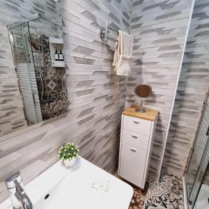 Koupelna v ubytování Apartamento ROSA BEACH