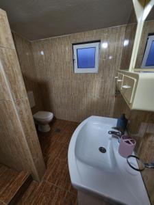Koupelna v ubytování Bozovic Apartments I