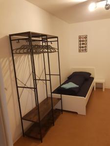 Ένα ή περισσότερα κρεβάτια σε δωμάτιο στο Monteurwohnung