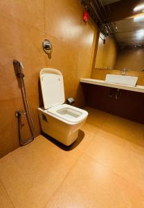 Koupelna v ubytování Hotel Aflon midc andheri east