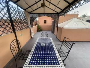 Patio nebo venkovní prostory v ubytování Dar Chrif